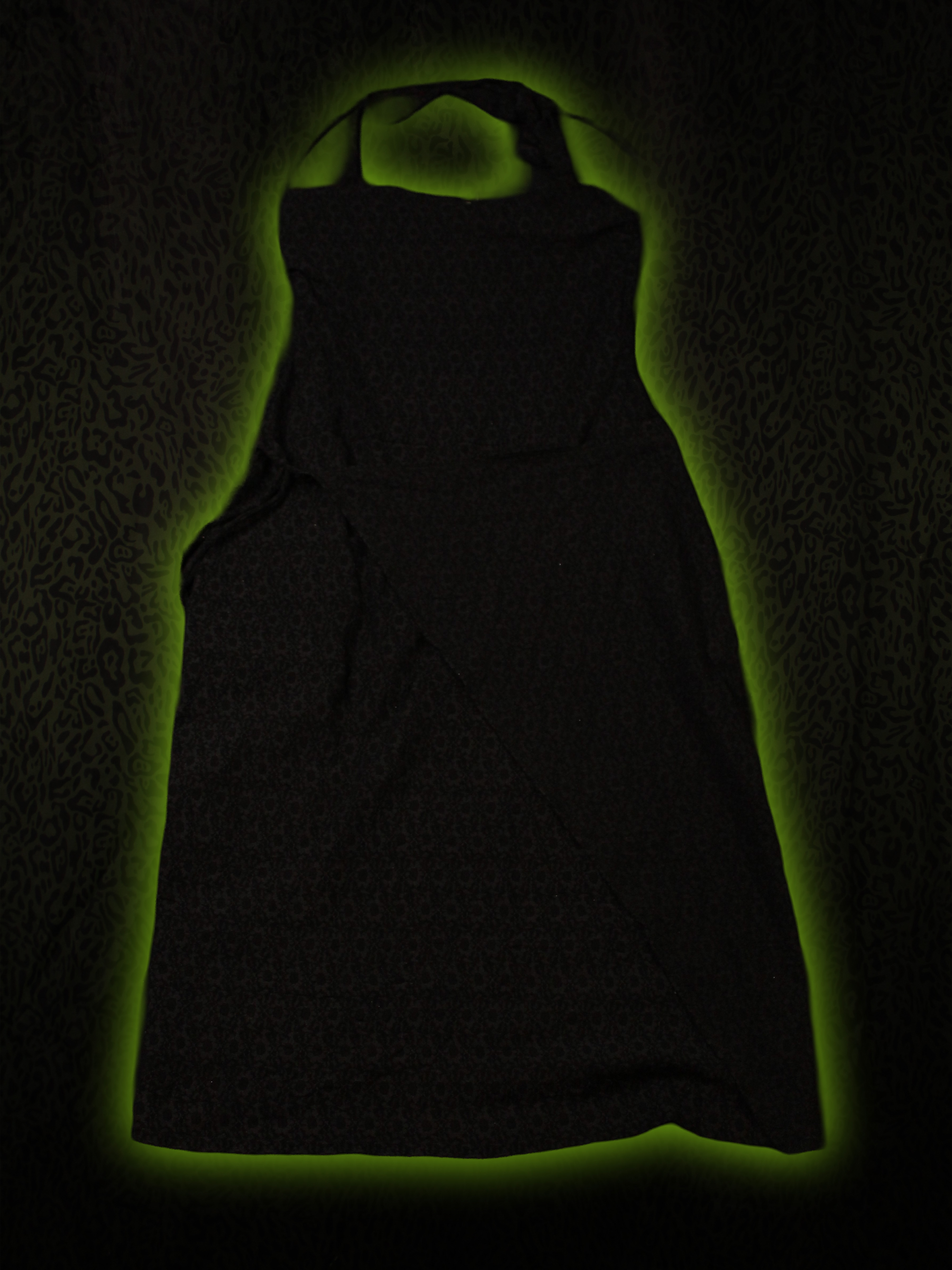 Lace Halter Dress Back