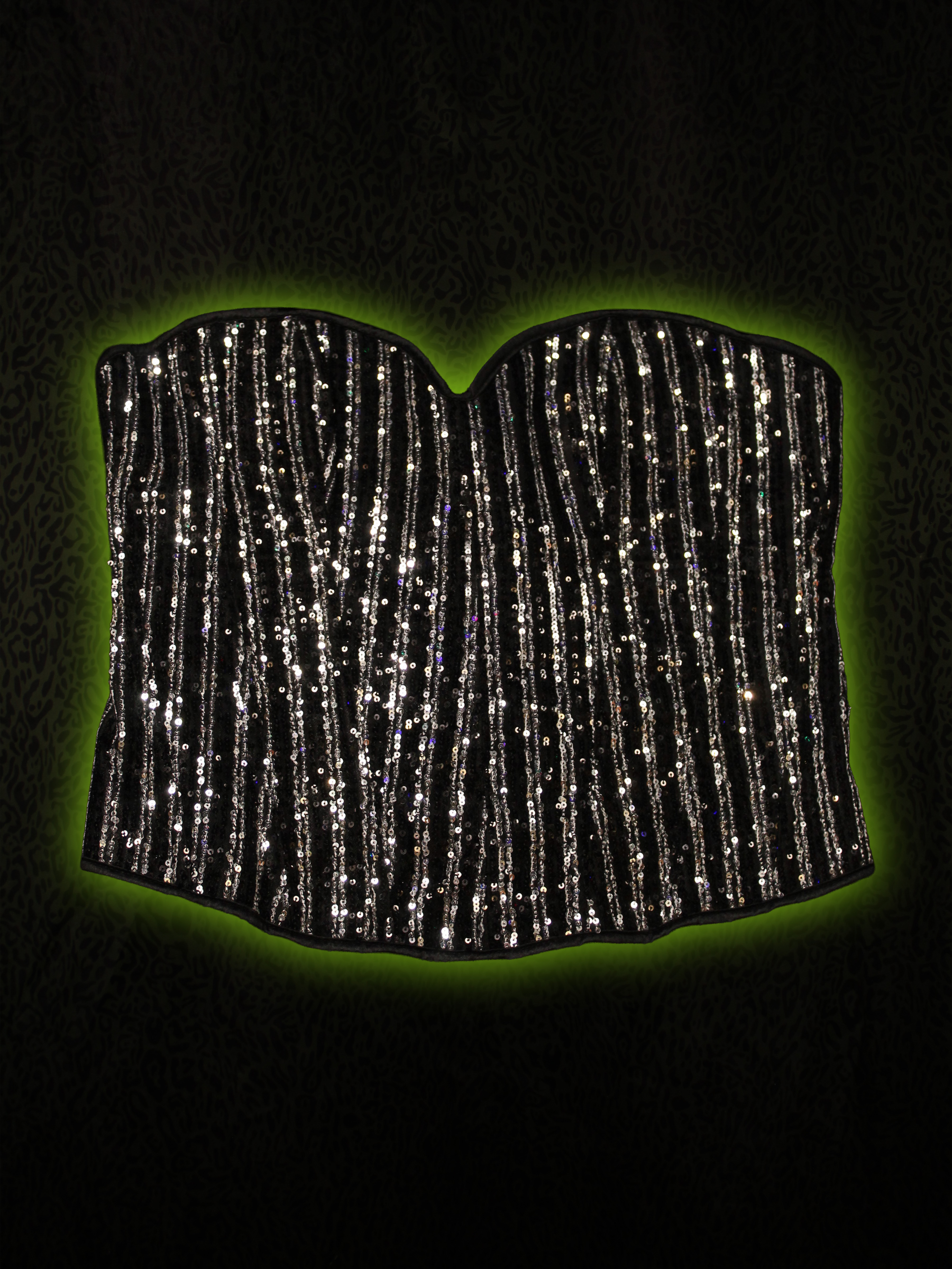 Rhinestone Corset Front