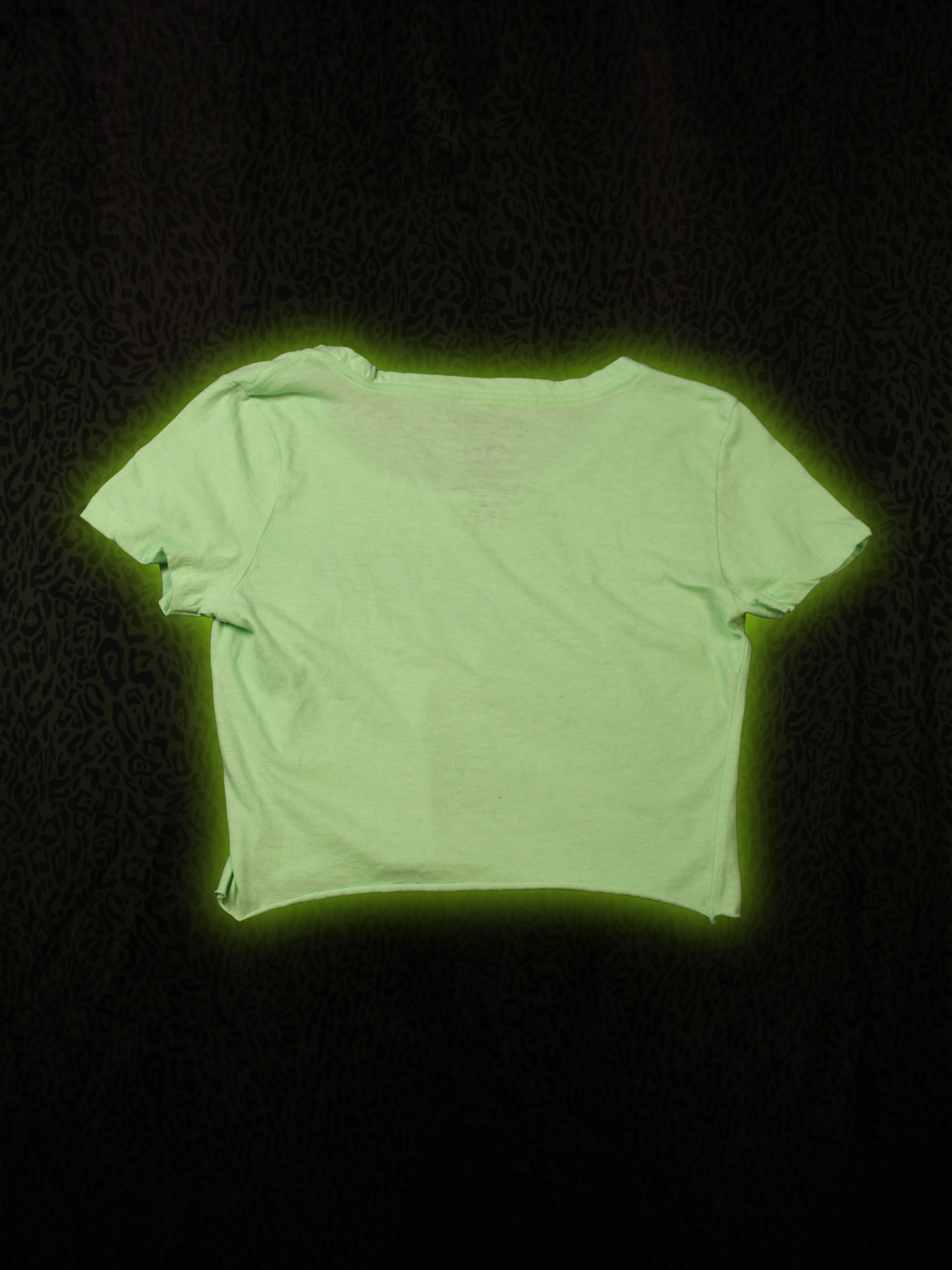Cropped Skull Tee Back