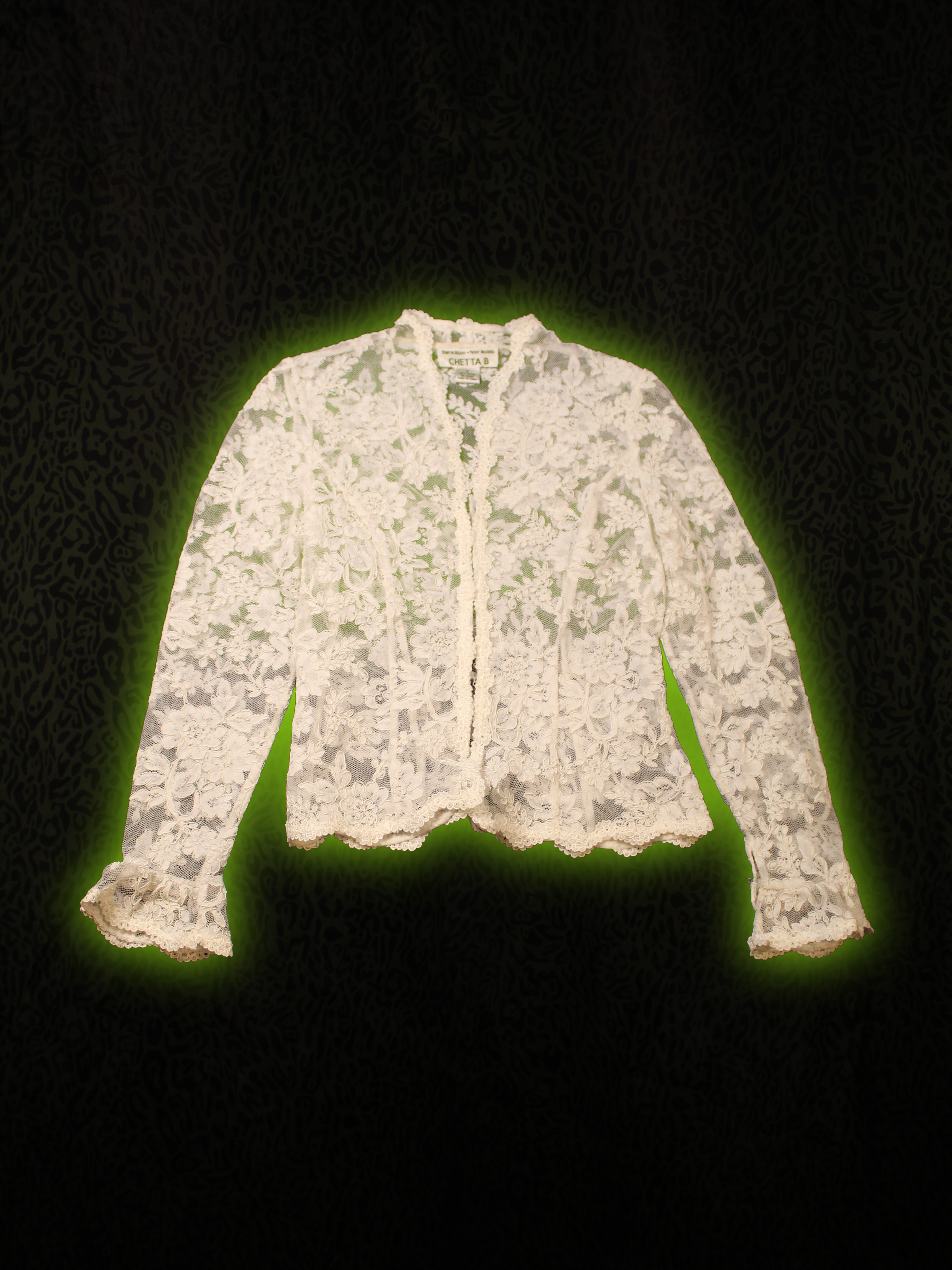 White Lace Blouse Front