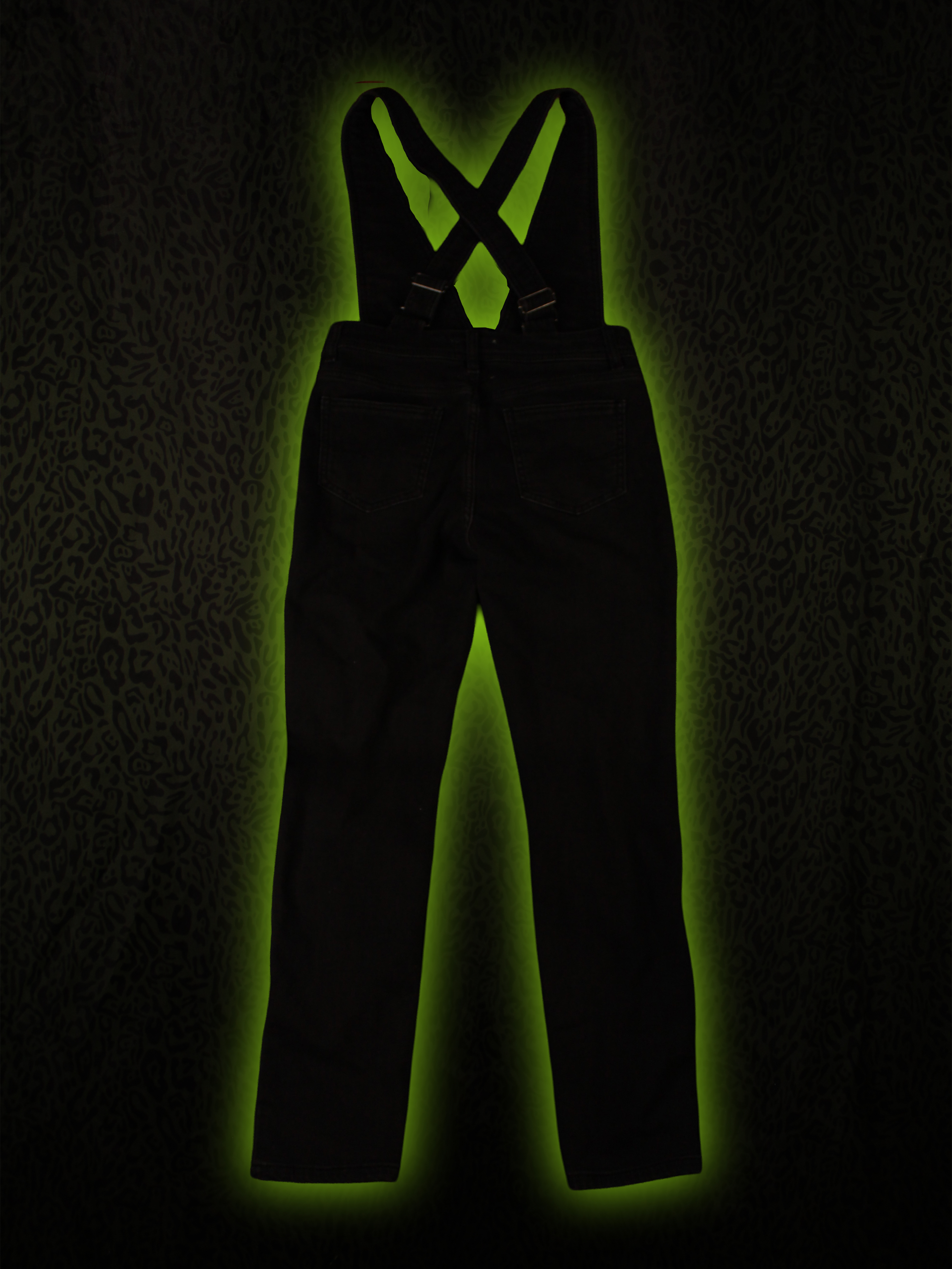 Suspenders Pants Back