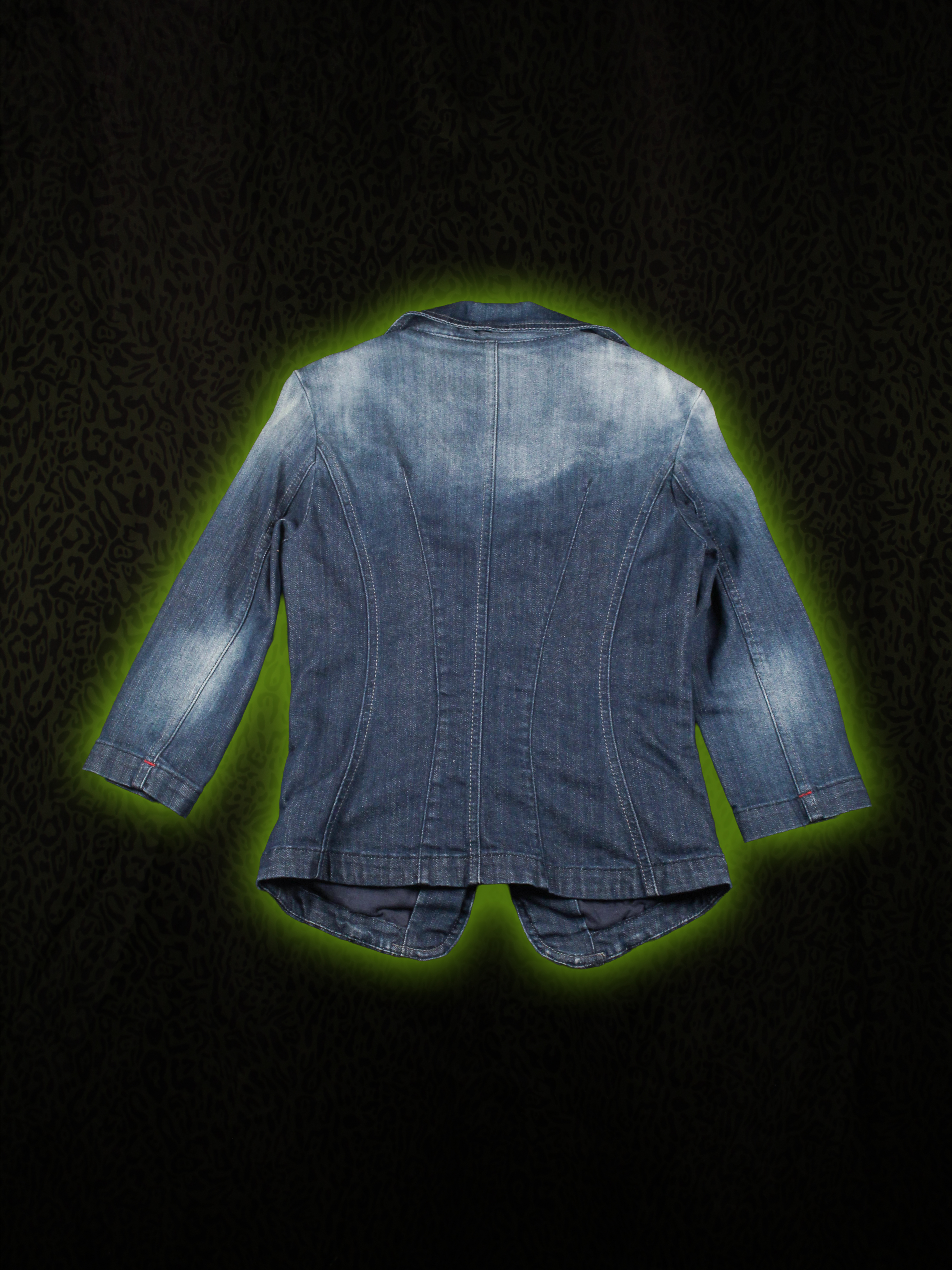 Denim Blazer Back