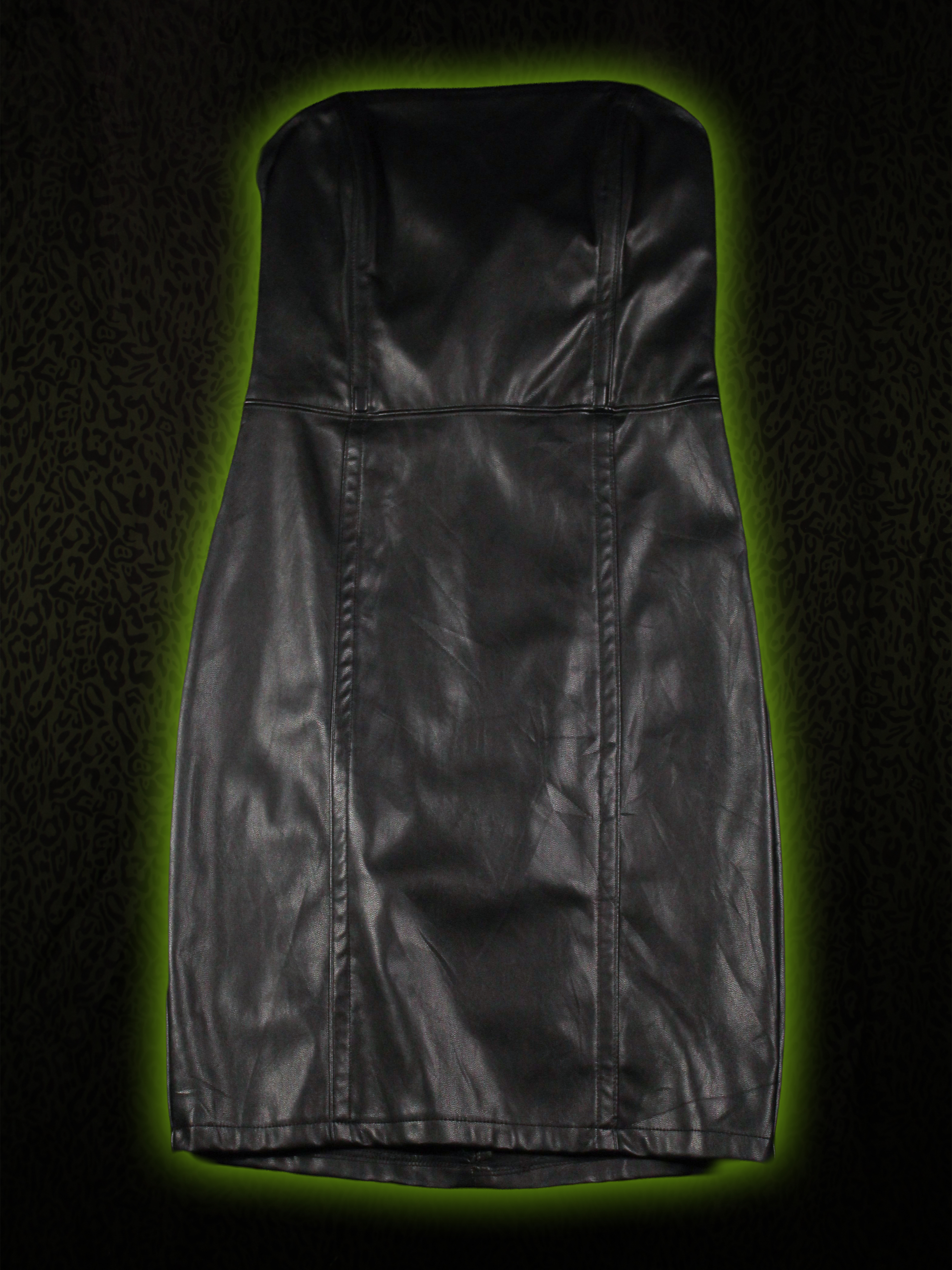 Pleather Dress Front