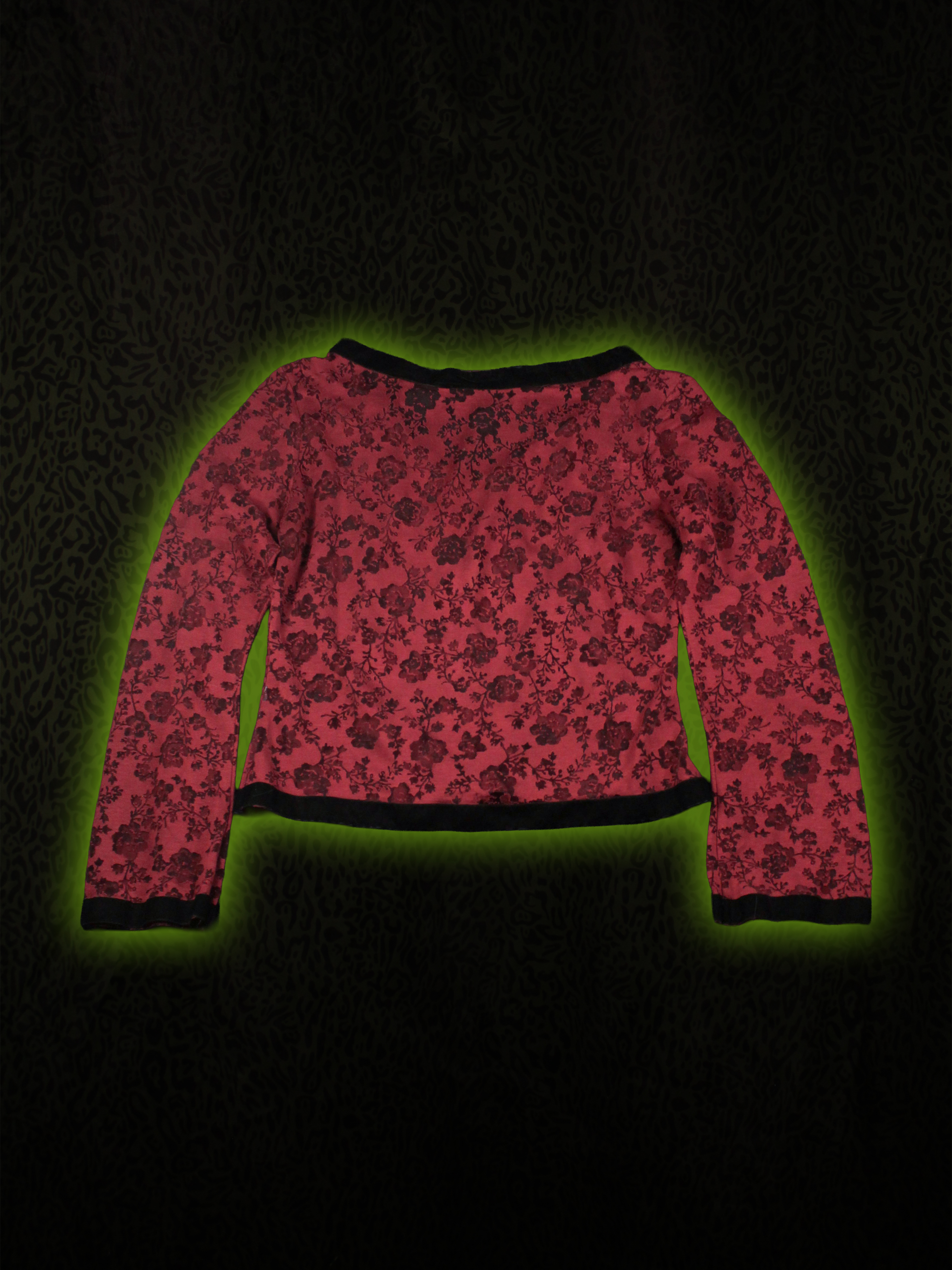 Floral Mesh Top Back