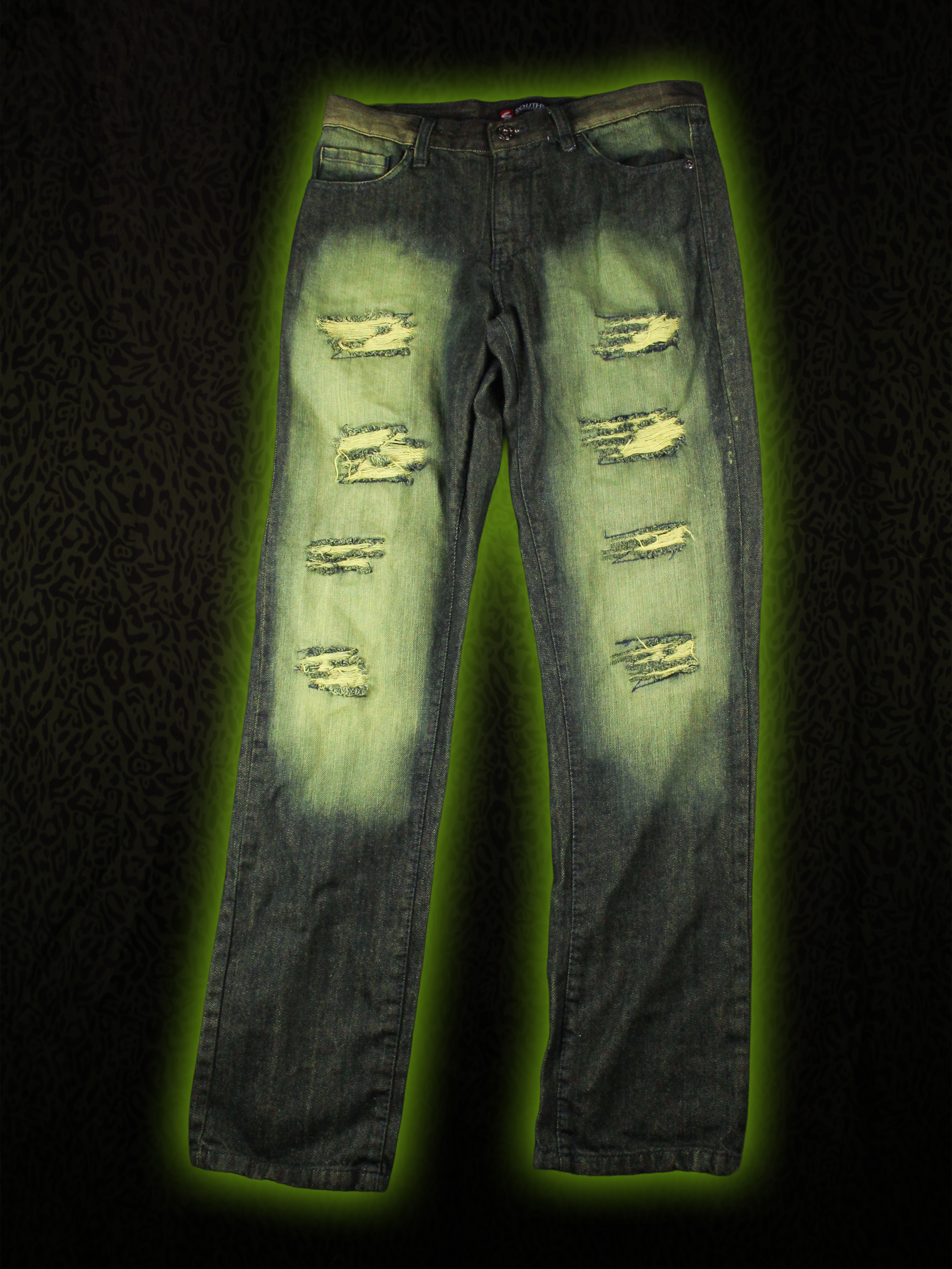 Green Jeans Front