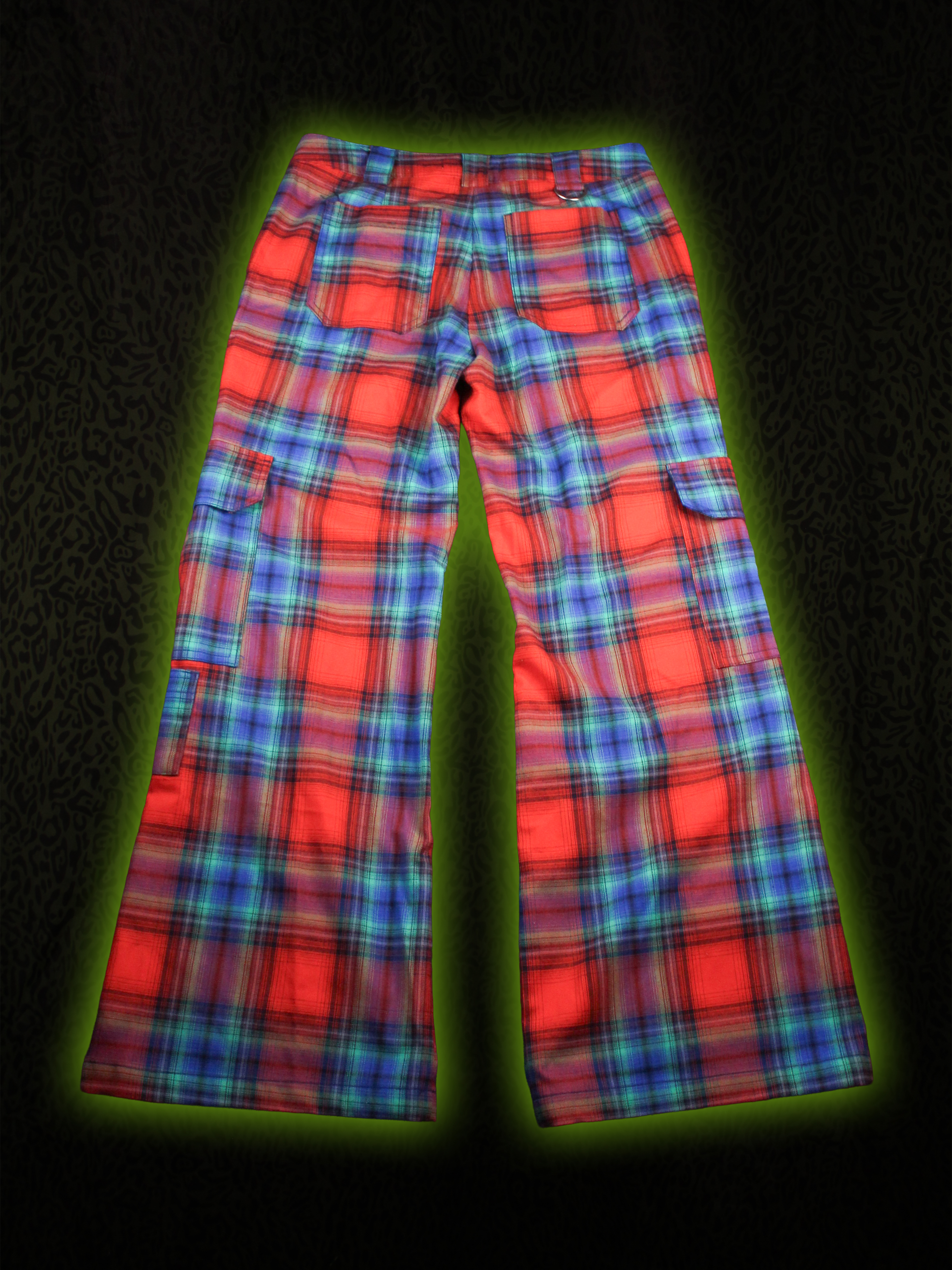 Plaid Pants Back