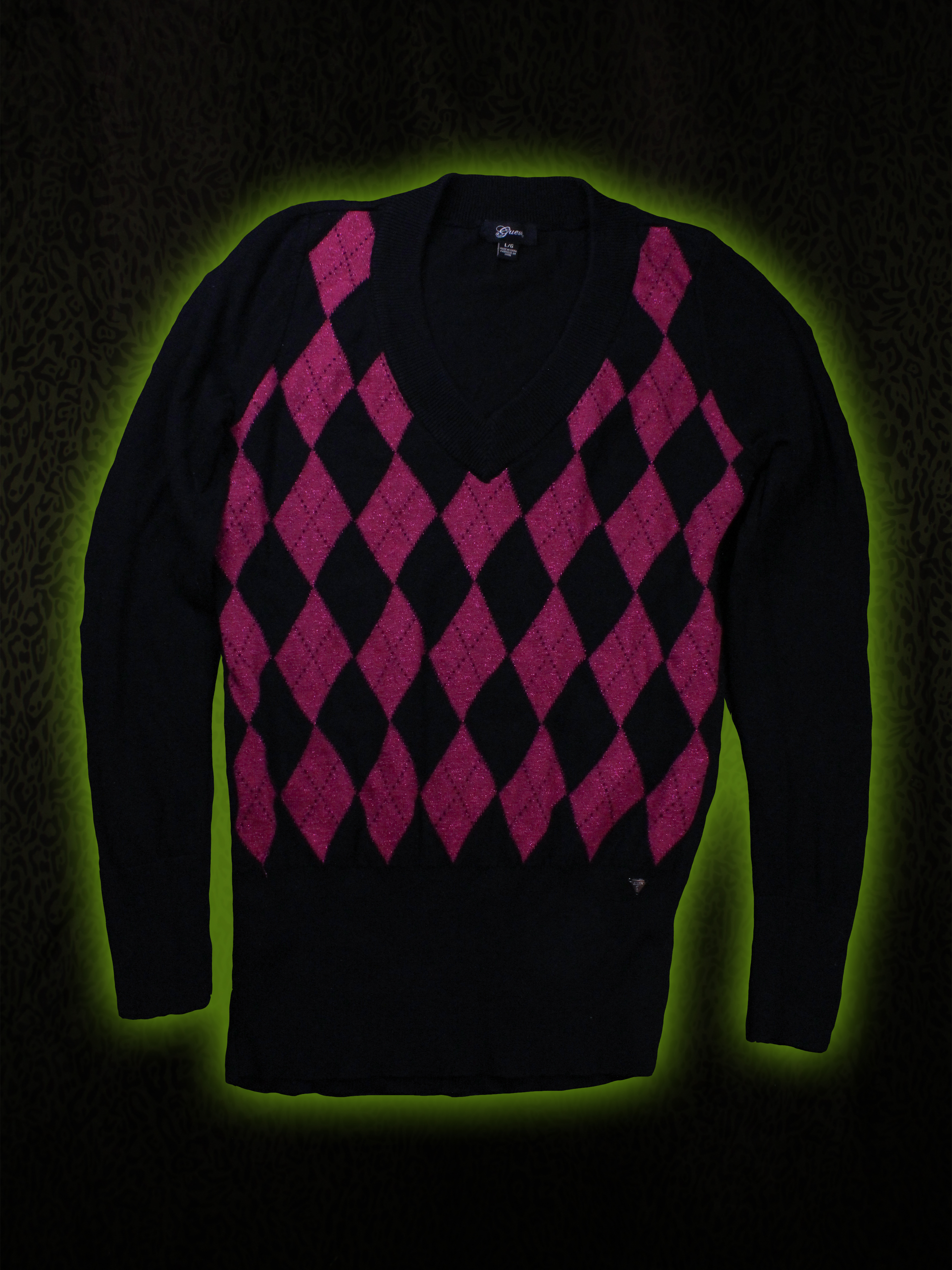 Argyle Sweater Front