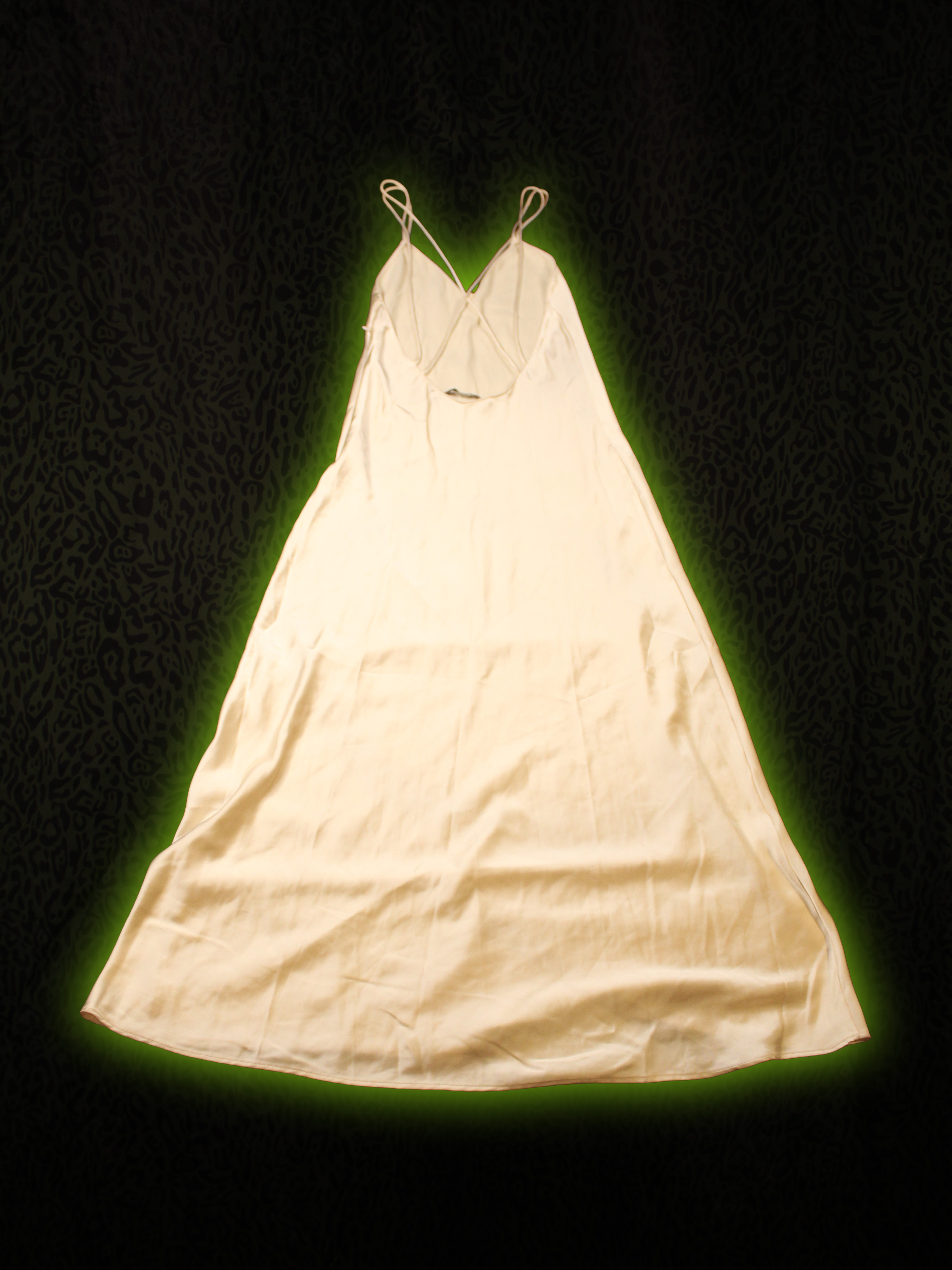 Satin Slip Dress Back