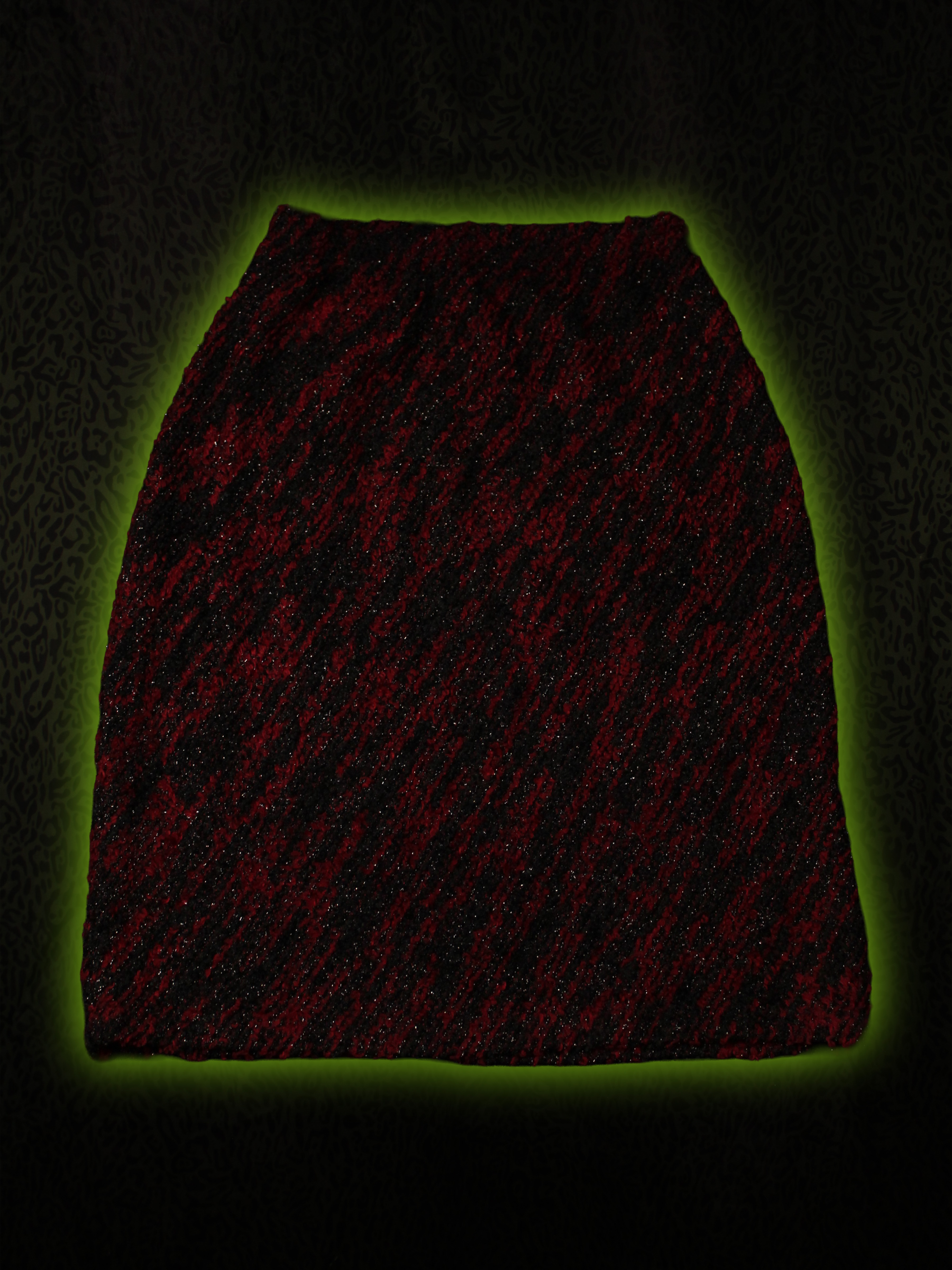 Fuzzy Glitter Skirt Back