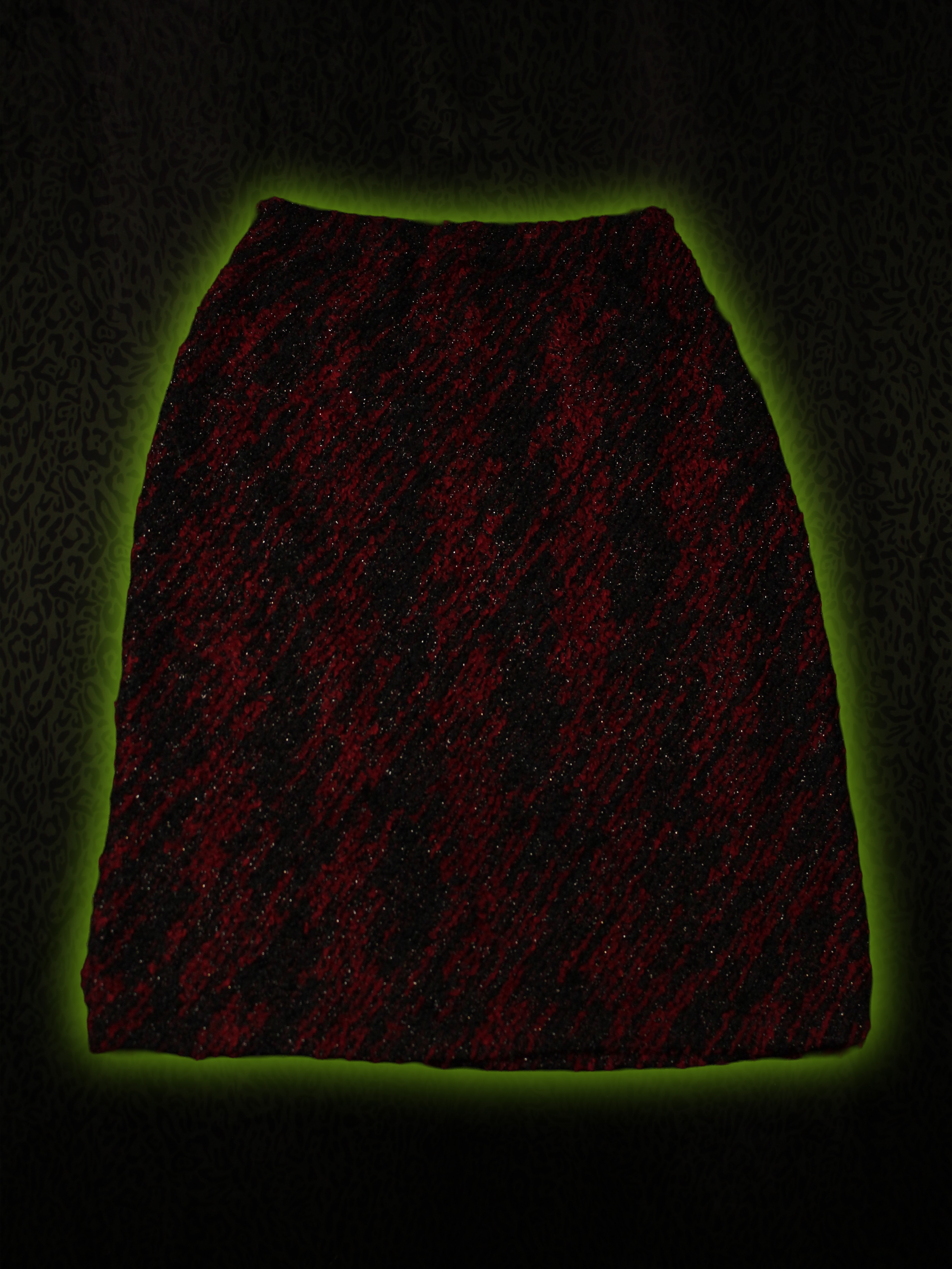 Fuzzy Glitter Skirt Front