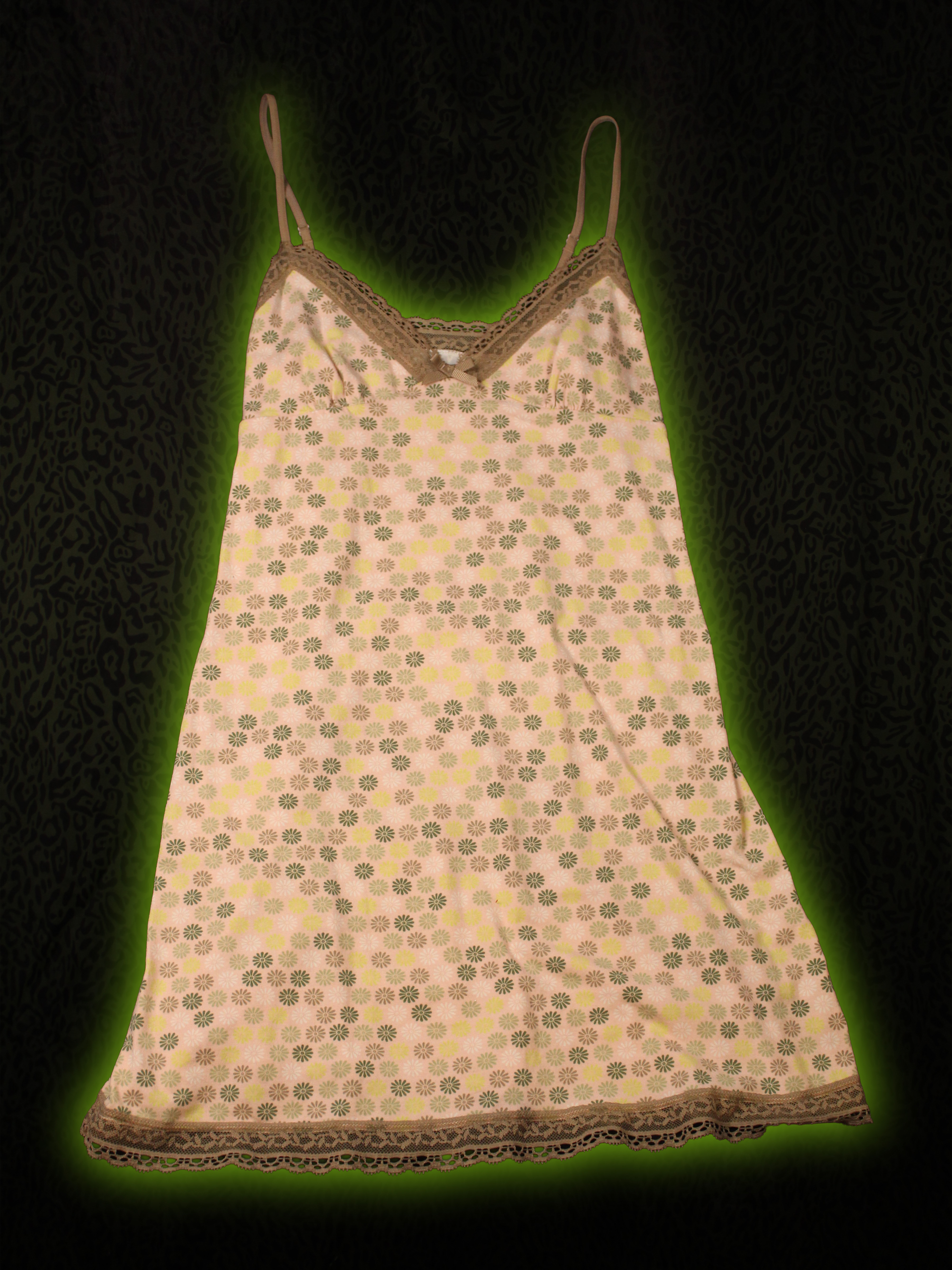 Pink Flower Slip Front
