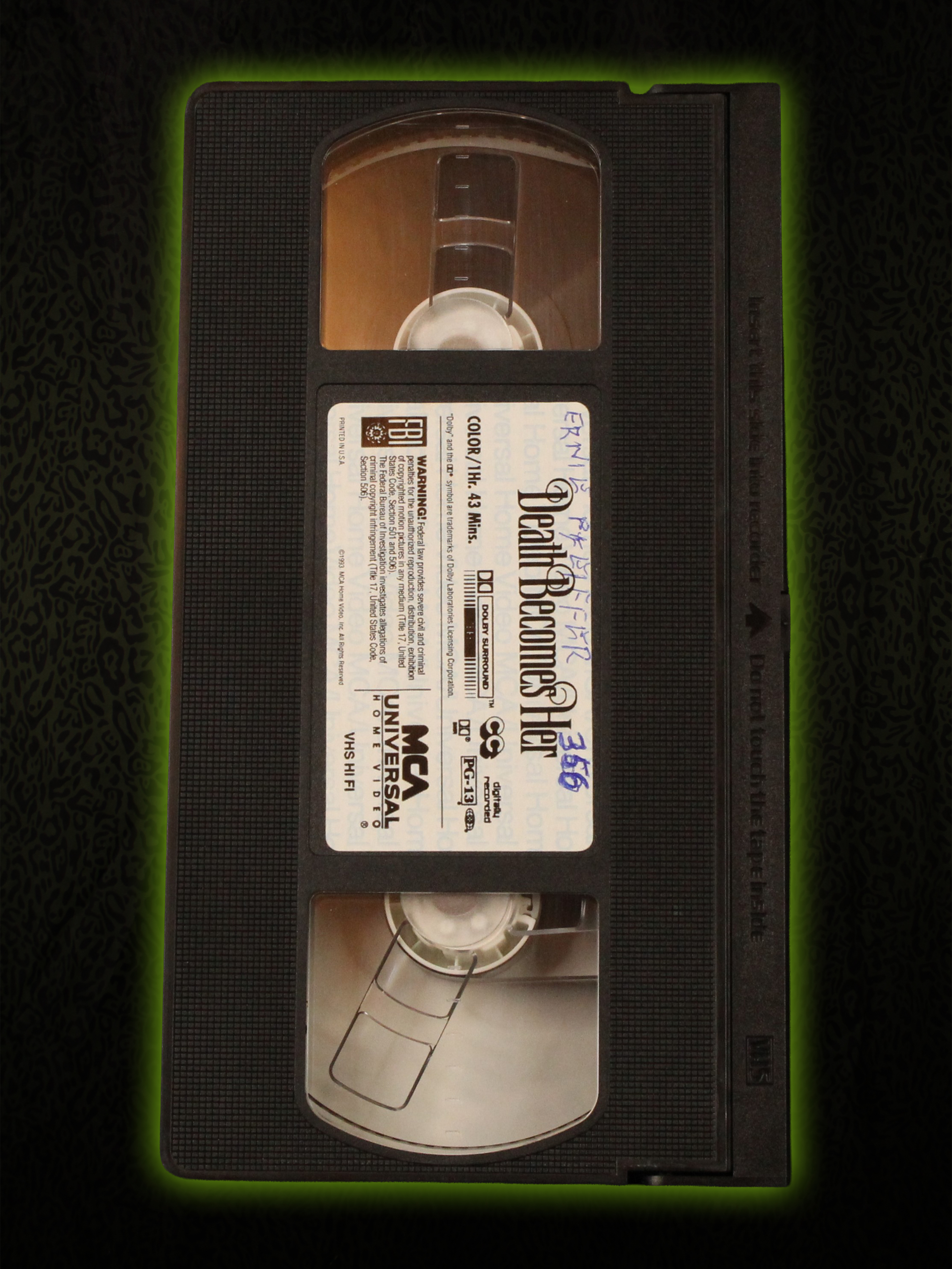 VHS Back