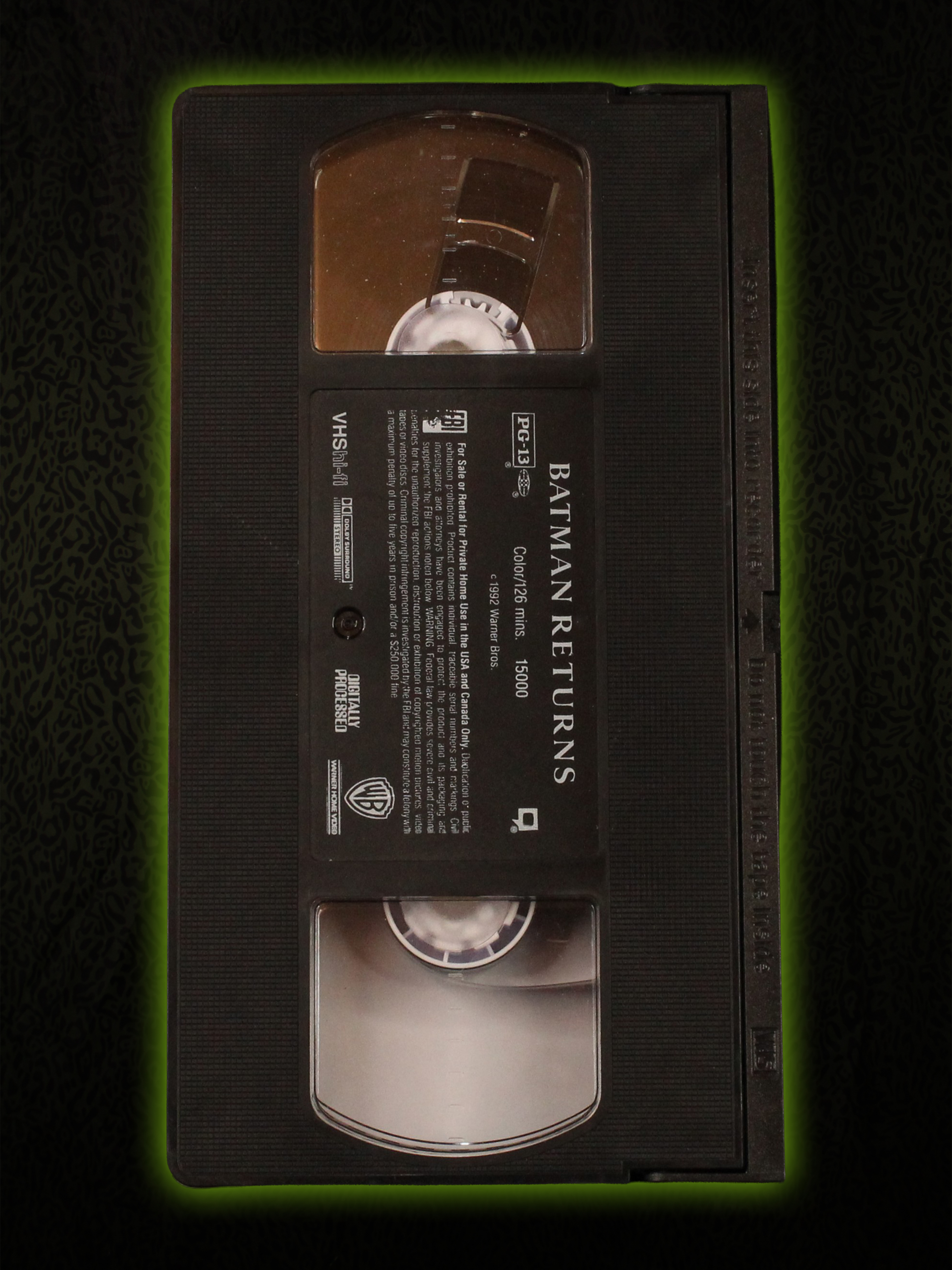 VHS Back