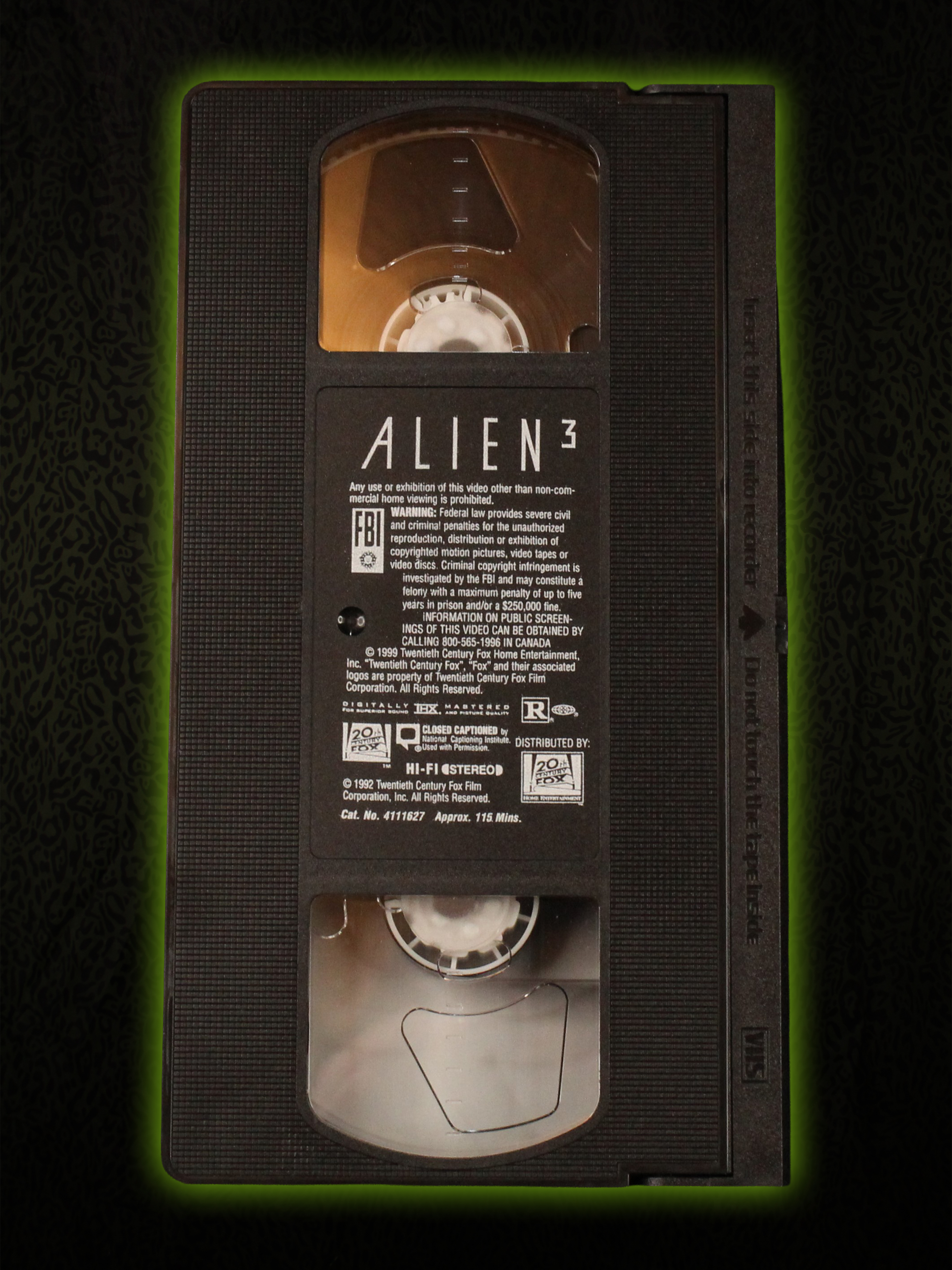 VHS Back