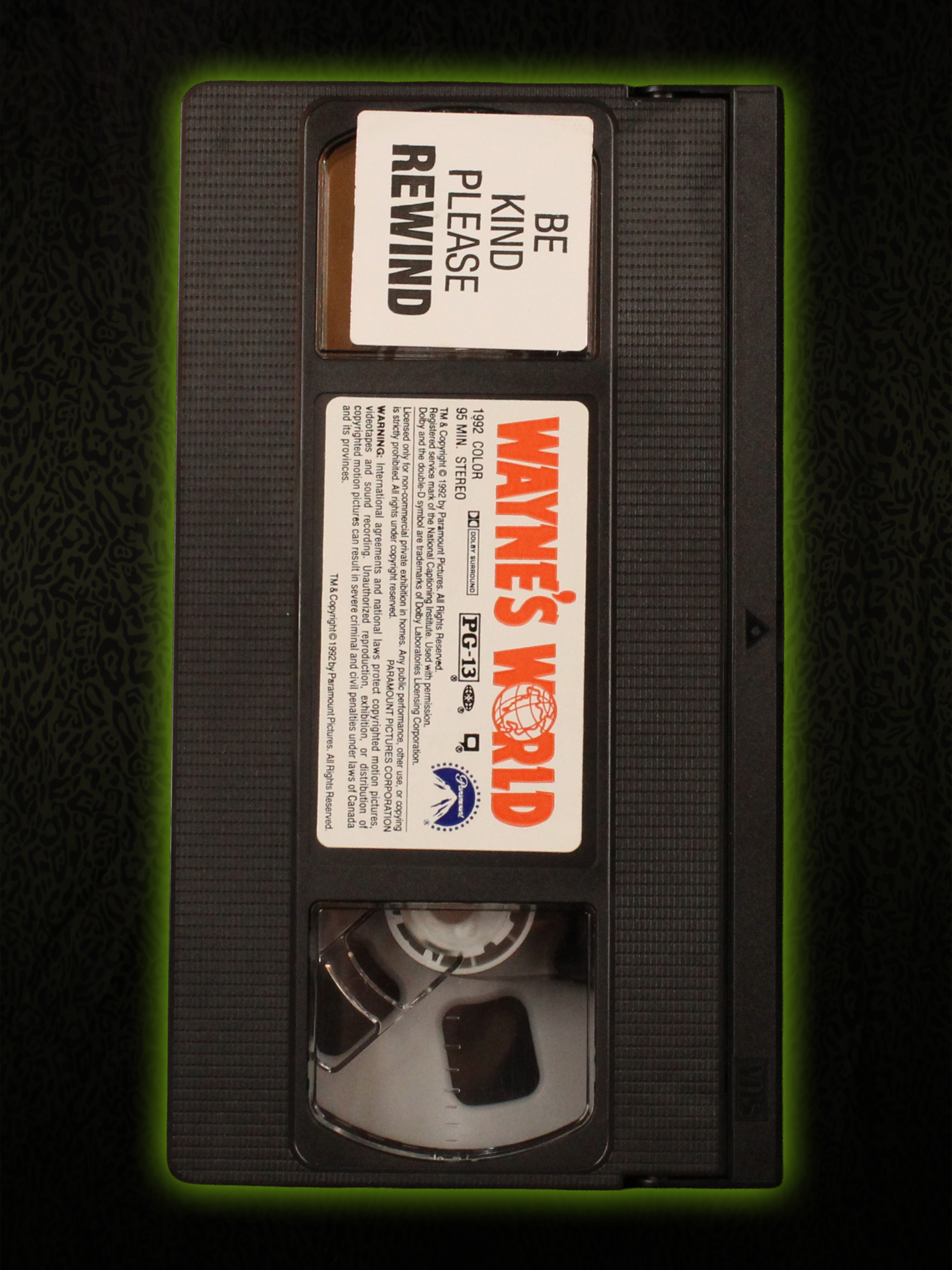 VHS Back