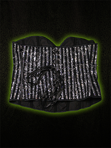 Rhinestone Corset Back