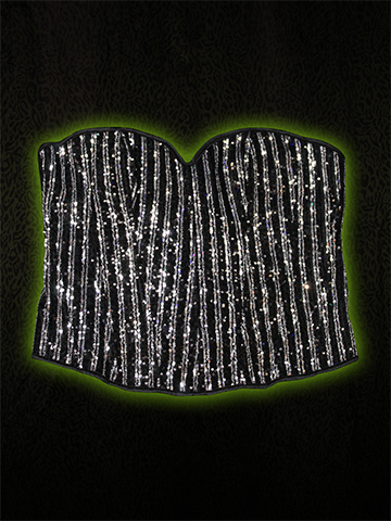 Rhinestone Corset Front