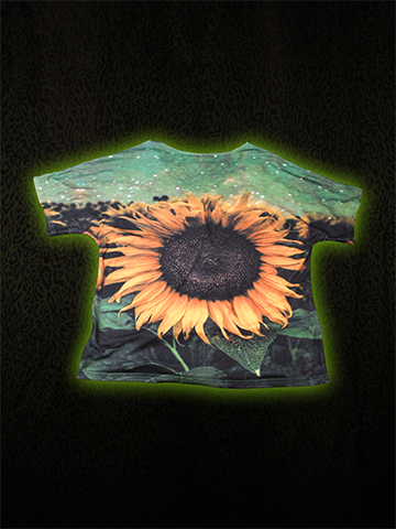 Sunflower T-Shirt Back
