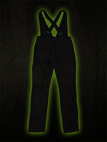 Suspenders Pants Back