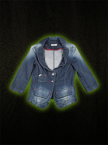 Denim Blazer Front