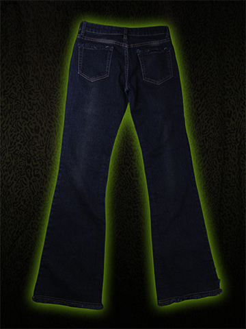 Distressed Jeans Back