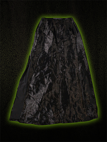Black Long Skirt Back