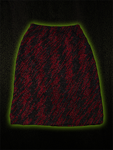 Fuzzy Glitter Skirt Front